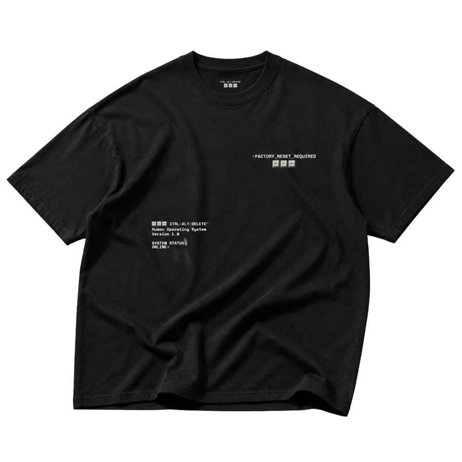 Factory Reset — black front