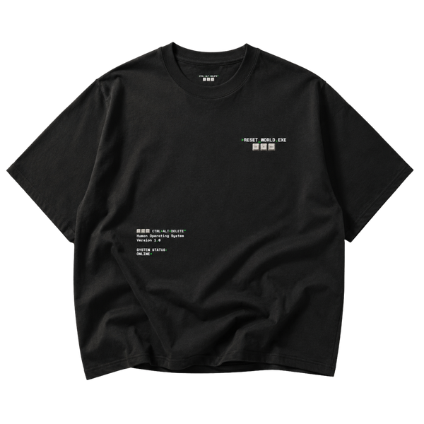 Reset World — black front