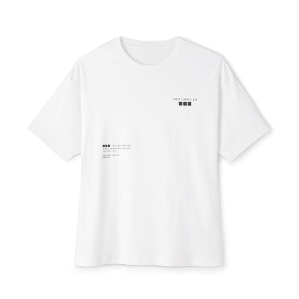 RESET_WORLD.EXE — Oversized Tee