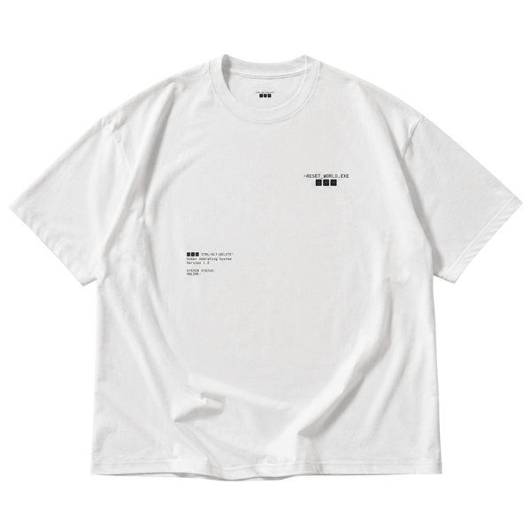 Reset World — white front