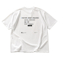 Factory Reset — white back