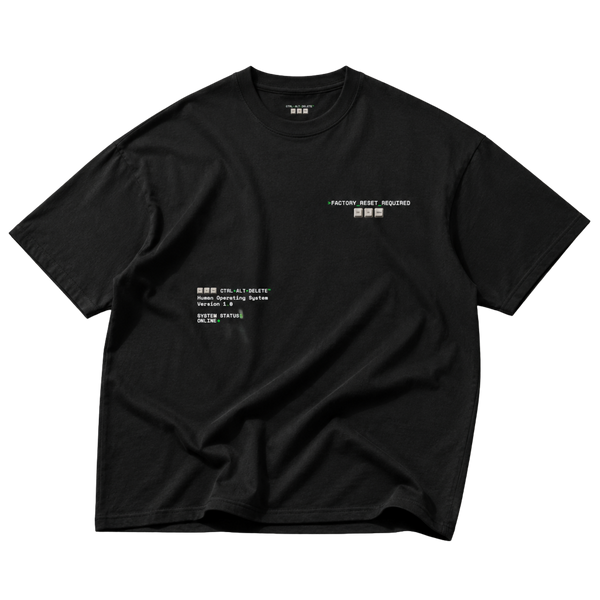Factory Reset — black front